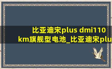 比亚迪宋plus dmi110km旗舰型电池_比亚迪宋plusdmi150km旗舰型电池